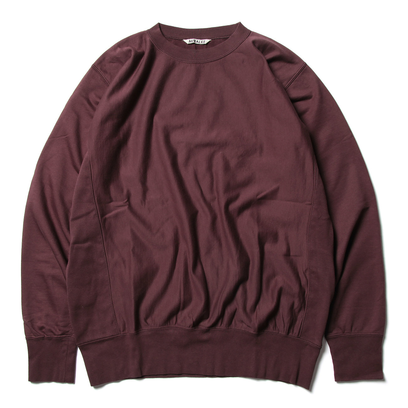 AURALEE / オーラリー | SUPER HIGH GAUGE SWEAT P/O (メンズ) - Red