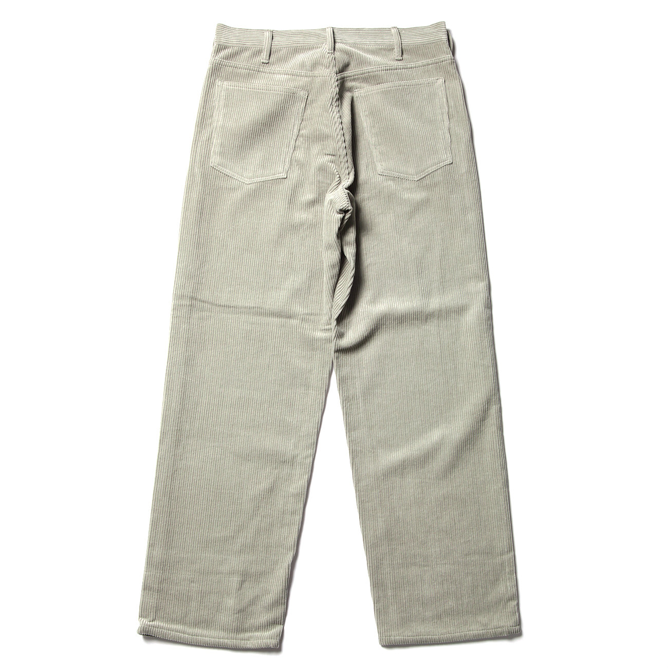 AURALEE / オーラリー | WASHED CORDUROY 5P PANTS - Light Green