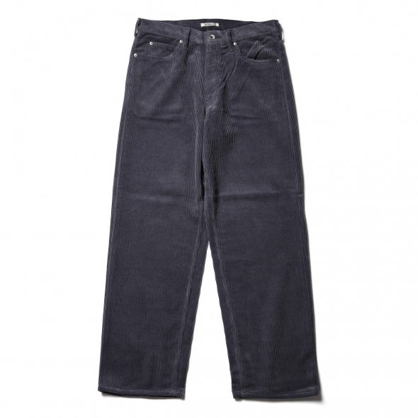 AURALEE / オーラリー | WASHED CORDUROY 5P PANTS (メンズ) - Dark