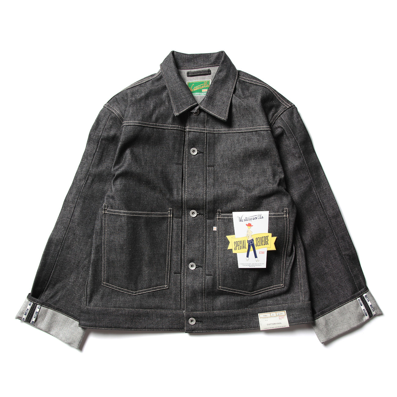 TRACKER JACKET. 109J DENIM - Black