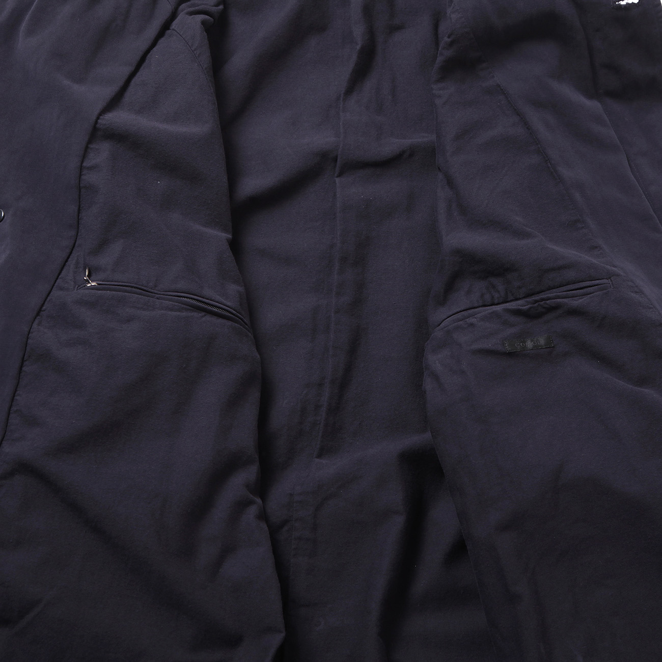COMOLI / コモリ | 製品染 バルカラーコート - Navy | 通販