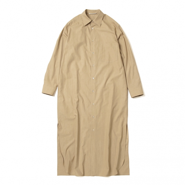 【AURALEE】オーラリー フィンクスコットン ワンピース 中古・古着通販】AURALEE (オーラリー) 「FINX SILK SHIRT