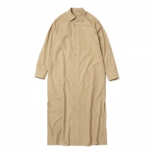 WASHED FINX TWILL ONE-PIECE (レディース) - Light Brown
