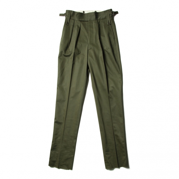 NEAT / ニート | Cotton Satin / Beltless - Olive | 通販 - 正規取扱