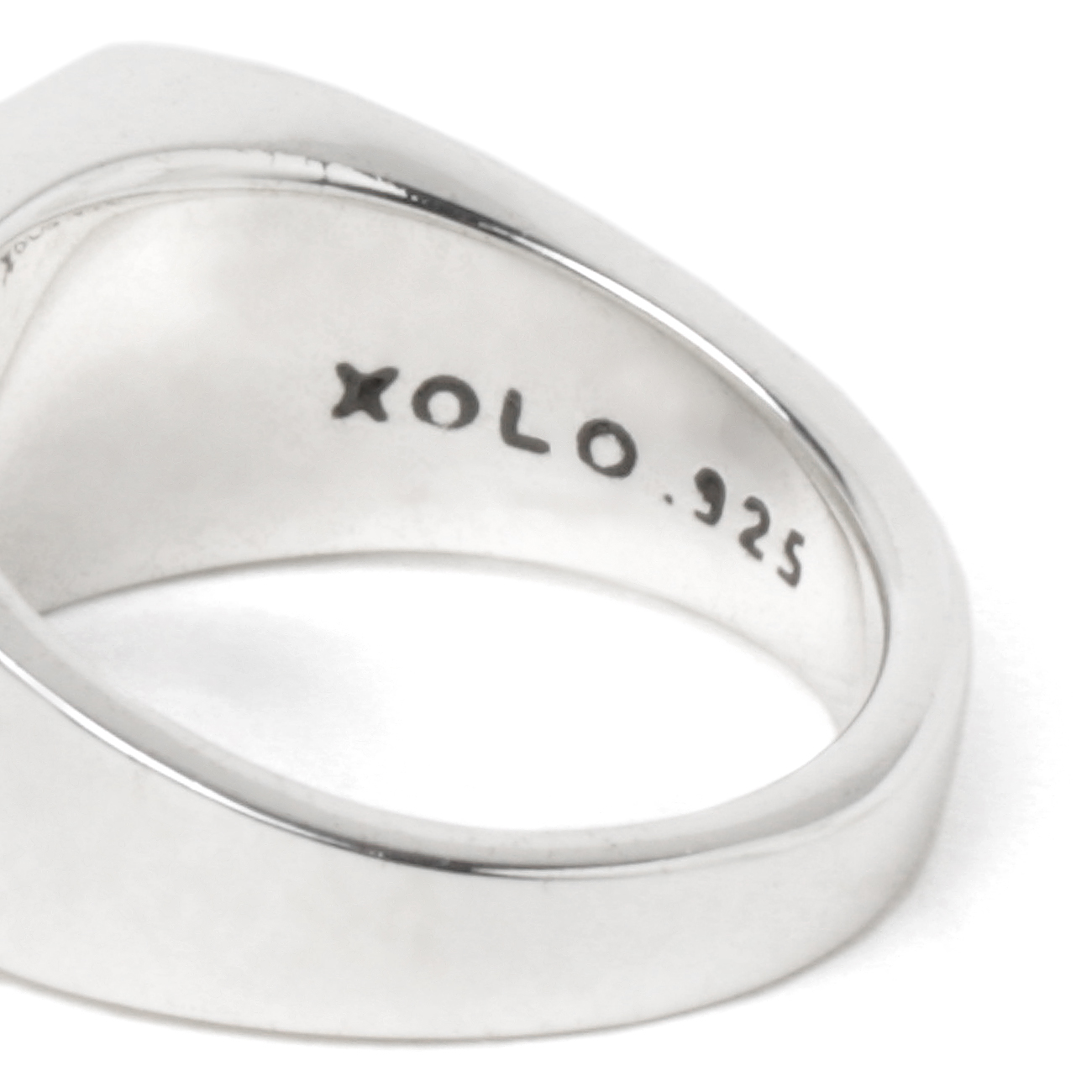 XOLO JEWELRY / ショロ ジュエリー | Signet with Gray Flower Ring