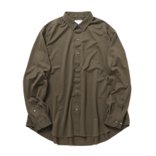 KANEMASA PHIL. / カネマサフィル | 46G Atmosphere Shirt - Brown (Half Timber Brown)