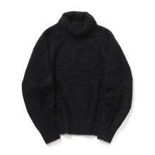 RhodolirioN / ロドリリオン | Turtle Neck Sweater - Chenille Yarn - Black