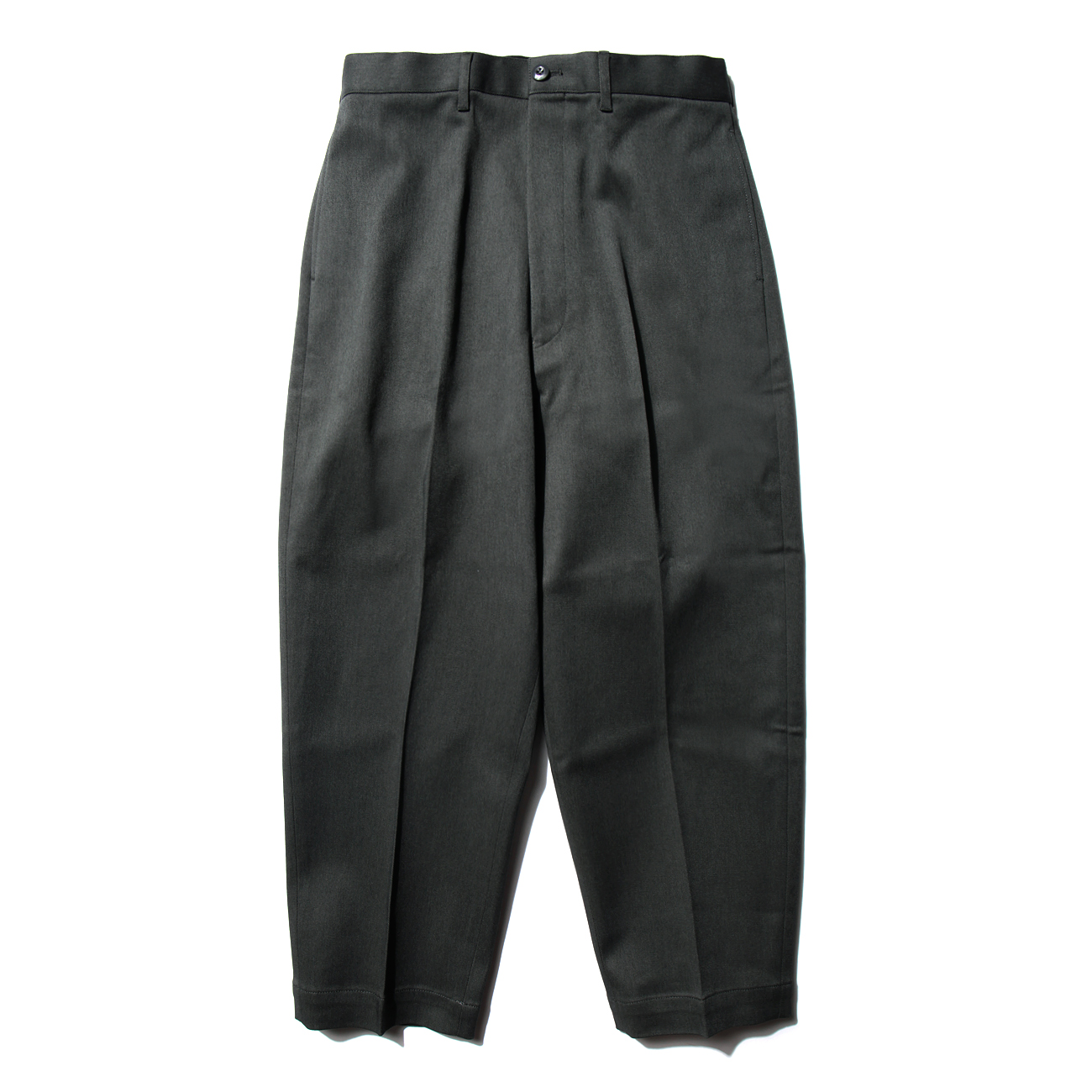 182-PT08-040 pieces CENTER CREASED SLACKS - Charcoal