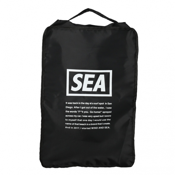 WIND AND SEA / ウィンダンシー | WDS TRAVEL POUCH (LARGE) - Black