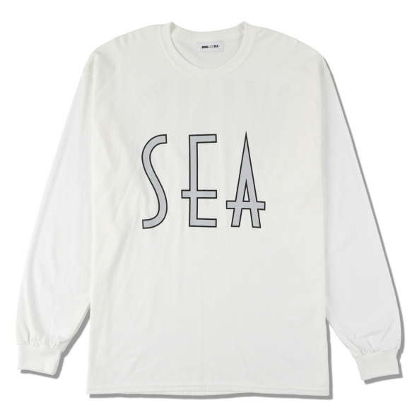 WIND AND SEA wavy L/S  T-SHIRT！レッド