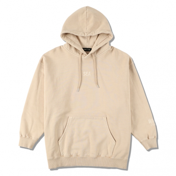 WIND AND SEA / ウィンダンシー | SEA (pigment-dye) HOODIE - Sand