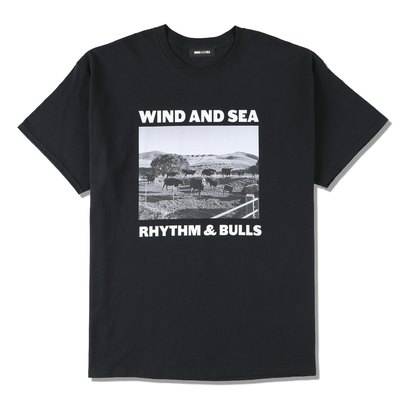 WIND AND SEA / ウィンダンシー | WDS (BULLS) PHOTO T-SHIRT - Black