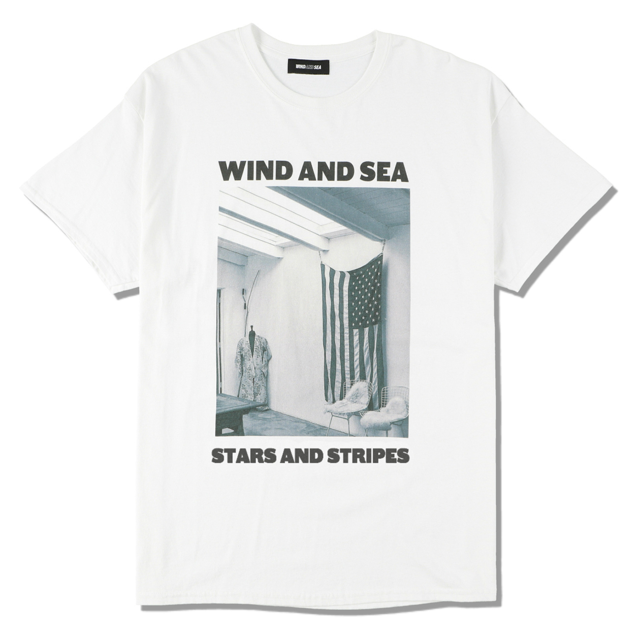 WDS (STARS AND STRIPES) PHOTO T-SHIRT - White