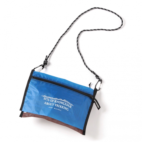 ワンダ（2セット） and wander / アンドワンダー | twin pouch set - Blue | 通販
