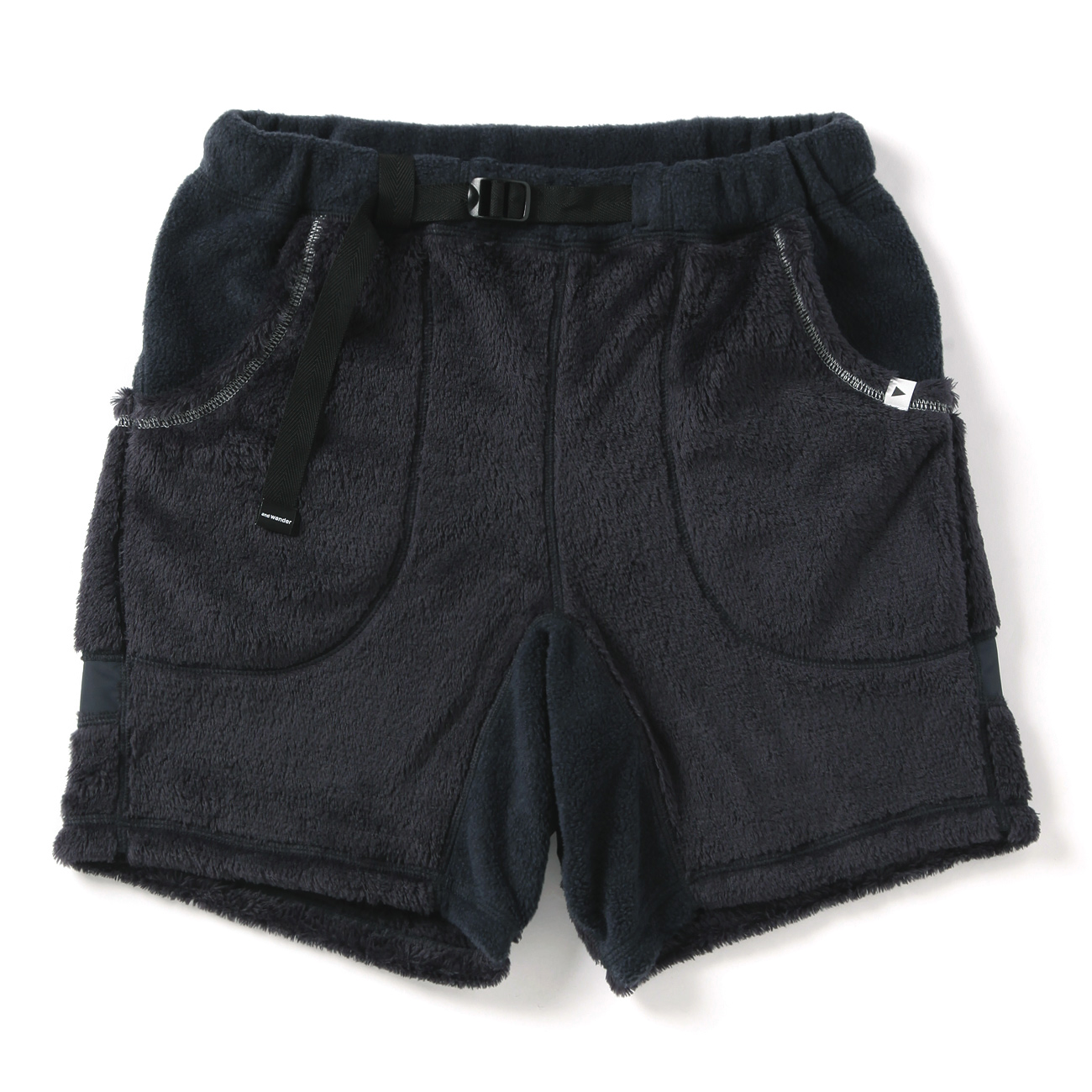 and wander / アンドワンダー | high loft fleece short pants