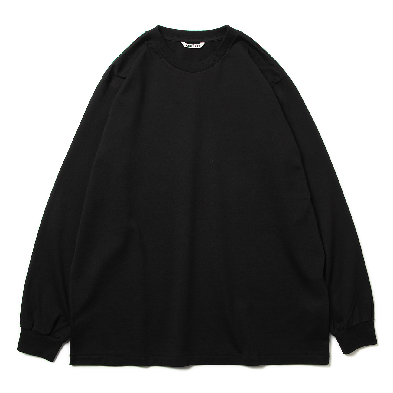 LUSTER PLAITING L/S TEE (メンズ) - Black