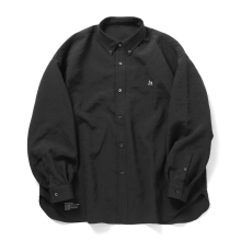 DRY WASHER POPLIN L/S B.D SHIRT - Black