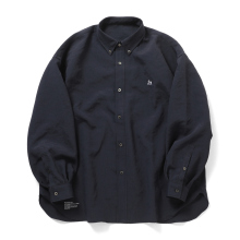 DRY WASHER POPLIN L/S B.D SHIRT - Navy