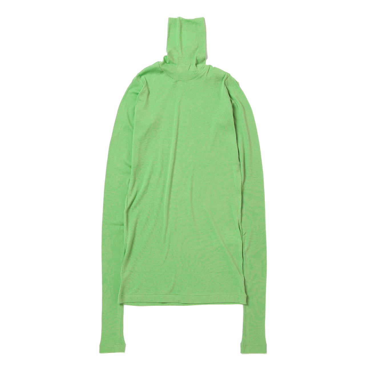 AURALEE / オーラリー | 2022AW | HIGH GAUGE SHEER RIB TURTLE NECK LONG SLEEVE TEE | 2 | グリーン | レディース Demi-Luxe BEAMS（デミルクス ビームス）AURALEE / SUPER HIGH GAUGE