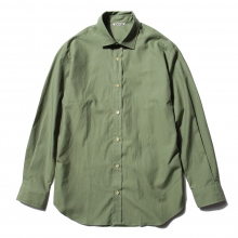 AURALEE / オーラリー | WASHED FINX TWILL SHIRTS (メンズ) - Olive