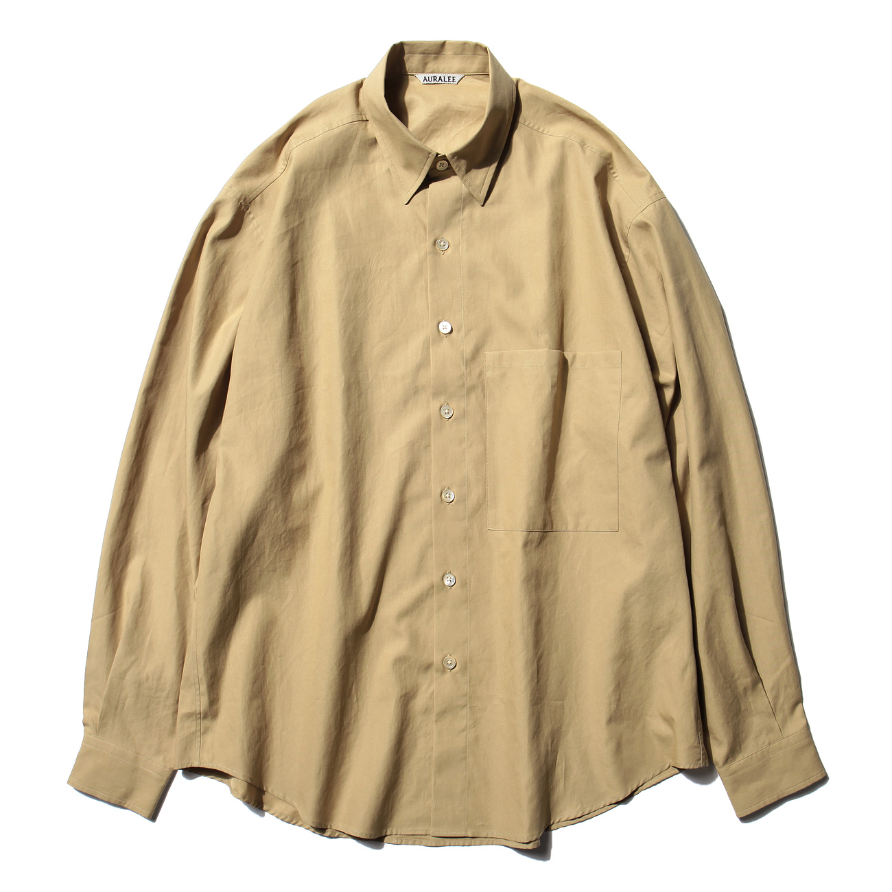 オーラリー WASHED FINX TWILL BIG SHIRTS サイズ5 1_ce1a575a-0e8e-4bd7-9b34-