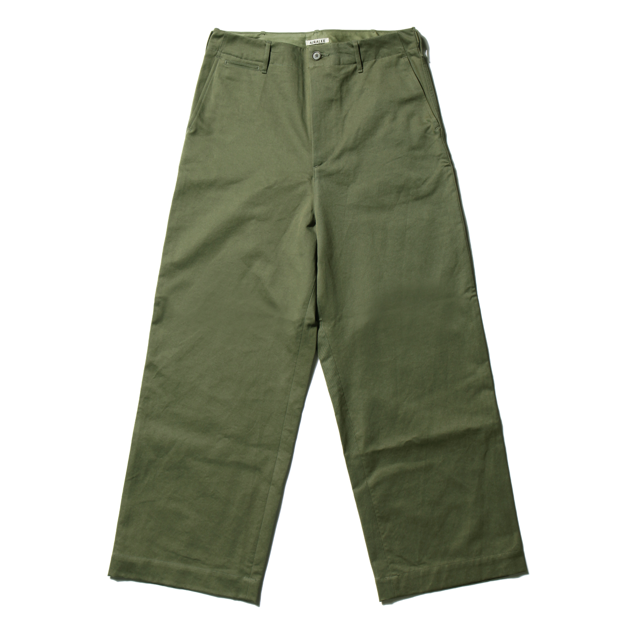 AURALEE / オーラリー | WASHED FINX CHINO WIDE PANTS (メンズ 