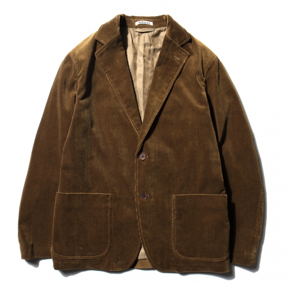 AURALEE / オーラリー | WASHED CORDUROY JACKET - Brown