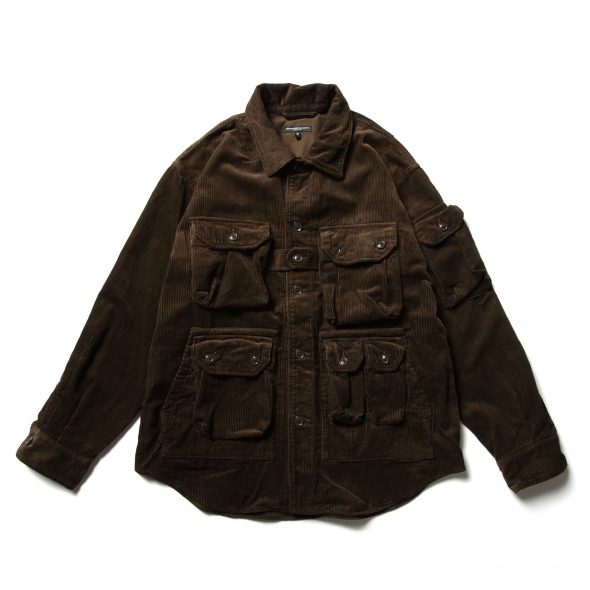 Explorer Shirt Jacket - Cotton 8W Corduroy - Brown