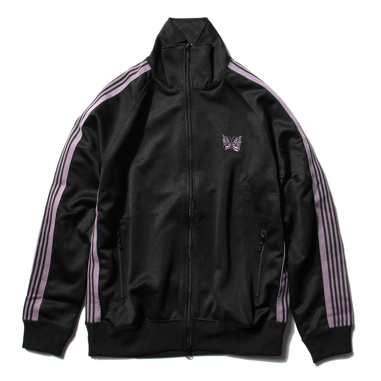 NEEDLES ニードルズ TRACK JACKET BLACK Needles（ニードルズ）〉 別注 Snap Track Jacket - Charcoal