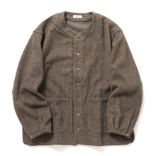 STEAF. / スティーフ | PUT ON SHIRT - Soot Brown