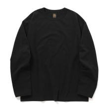BATONER / バトナー | UTILITY COTTON CREW NECK LONG SLEEVE T-SHIRT (メンズ) - Black