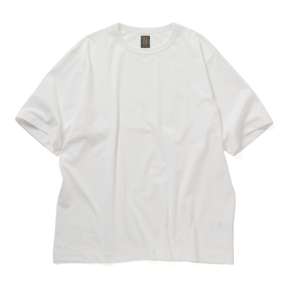バトナー　Tシャツ　白　サイズ2 BATONER / バトナー | UTILITY COTTON CREW NECK T-SHIRT (メンズ
