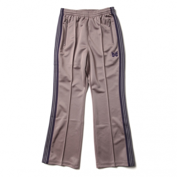 Needles / ニードルズ | Boot-Cut Track Pant - Poly Smooth - Taupe