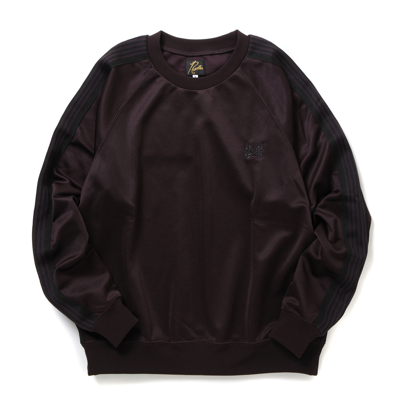 Needles / ニードルズ | Track Crew Neck Shirt - Poly Smooth - Dk