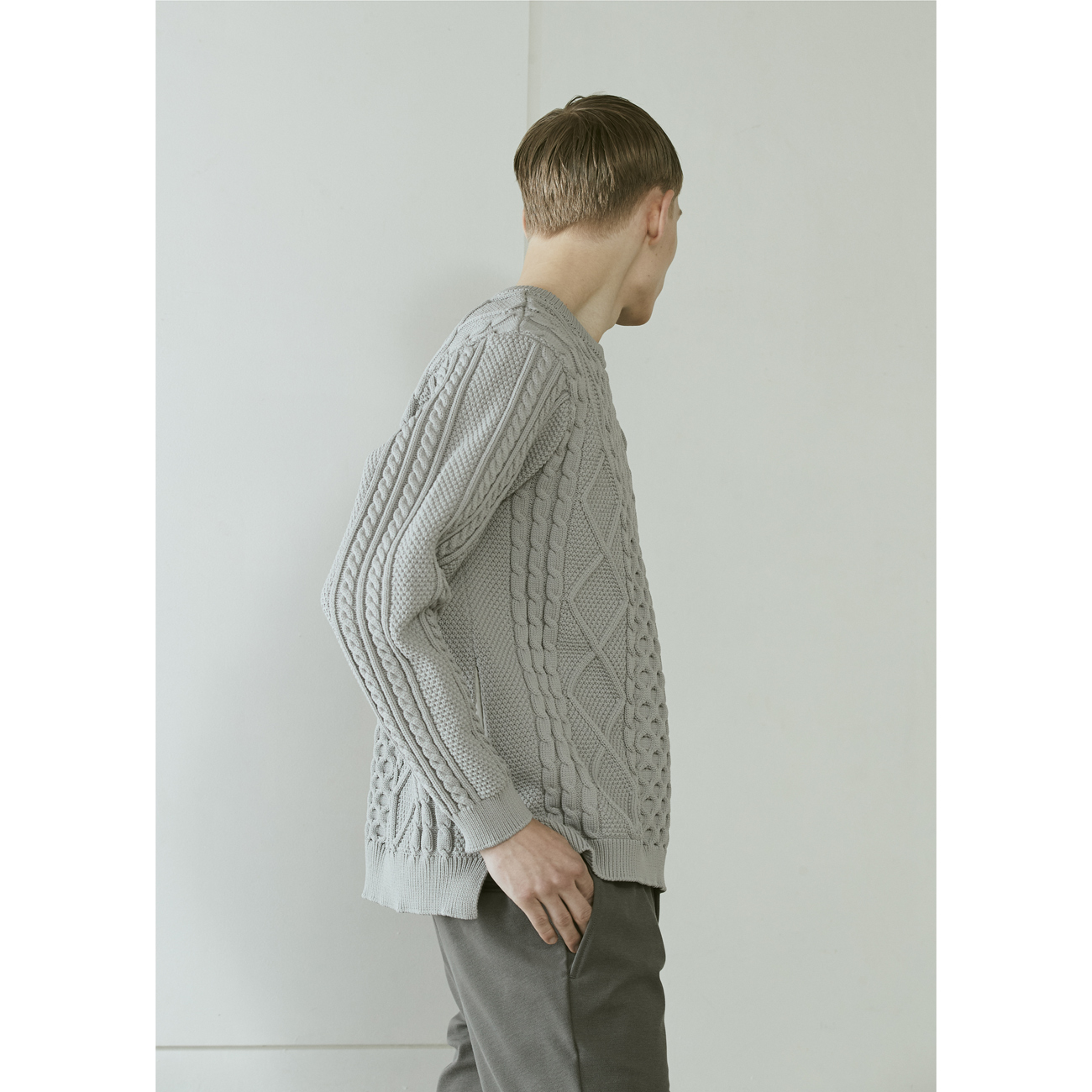 CURLY PROSPECT FISHERMAN SWEATER - ニット