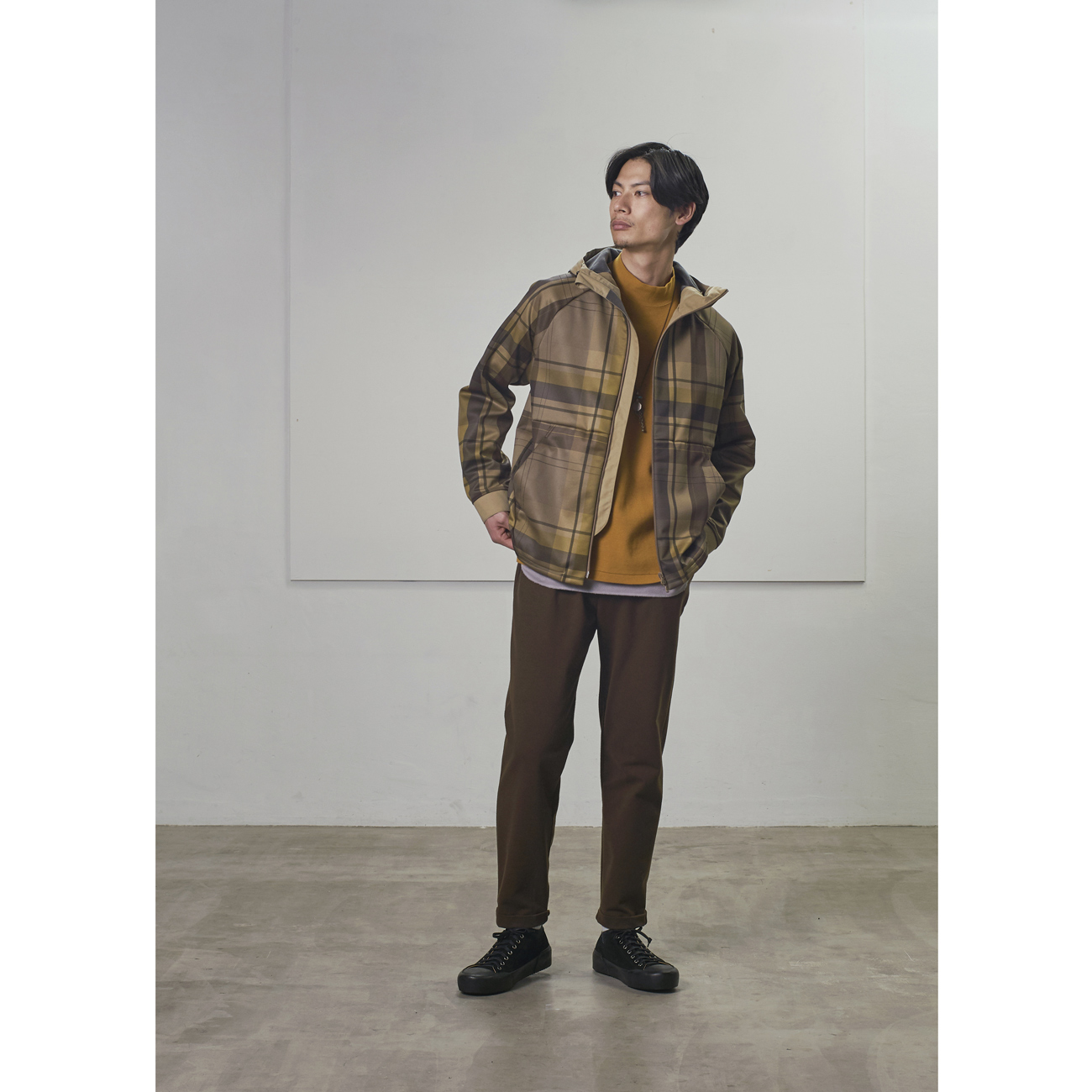 CURLYカーリーALL-PURPOSE PARKA - Beige Check