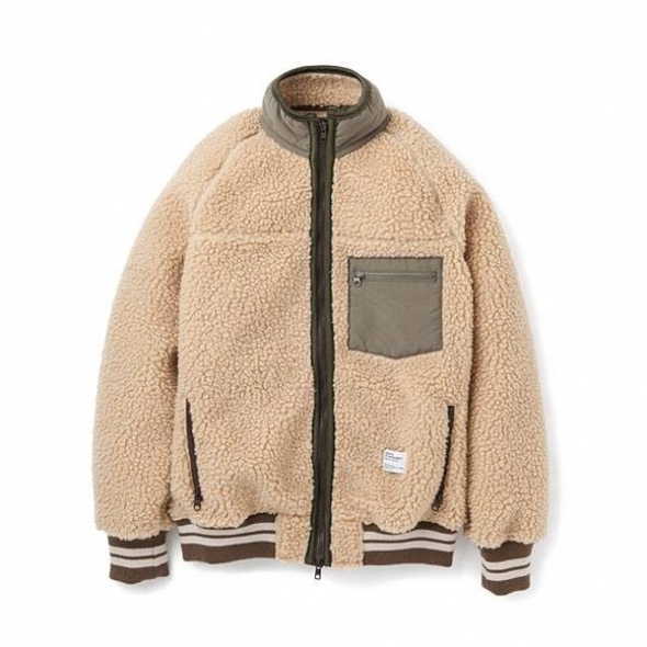 BEDWIN / ベドウィン|BOA FLEECE JKT「ESTEVEZ」 - Beige