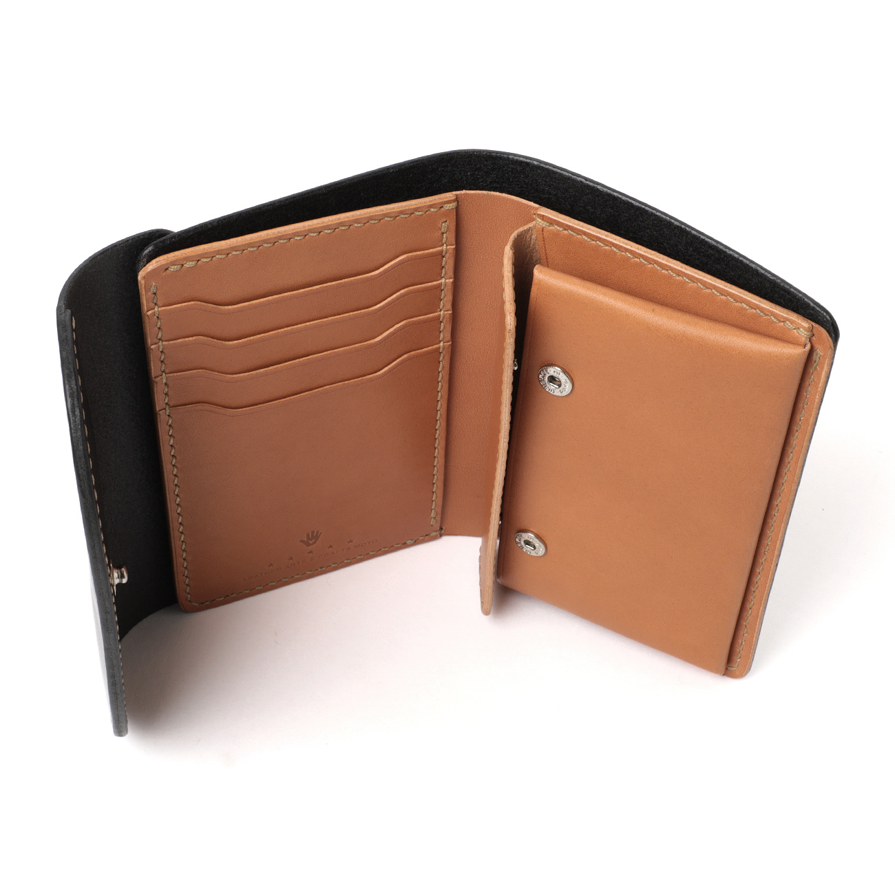 MOTO / モト | XXW6 MIDDLE WALLET / ミドルウォレット - Black