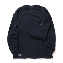 2-PACK TECH SMOOTH L/S CREW NECK - Navy