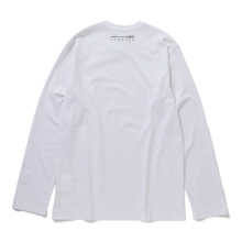 COMME des GARCONS SHIRT | FOREVER / LONG T-SHIRT printed CdG SHIRT FOREVER logo on back - White