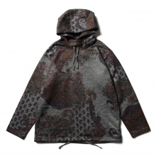 ジャケット・アウター Engineered garments Long Sleeve Hoody Engineered Garments Long Sleeve Hoody Brown Fair Isle Stripe