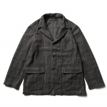 ENGINEERED GARMENTS / エンジニアドガーメンツ | Loiter Jacket - Poly Wool Glen Plaid -  Grey / Maroon | 通販 - 正規取扱店 | COLLECT STORE / コレクトストア