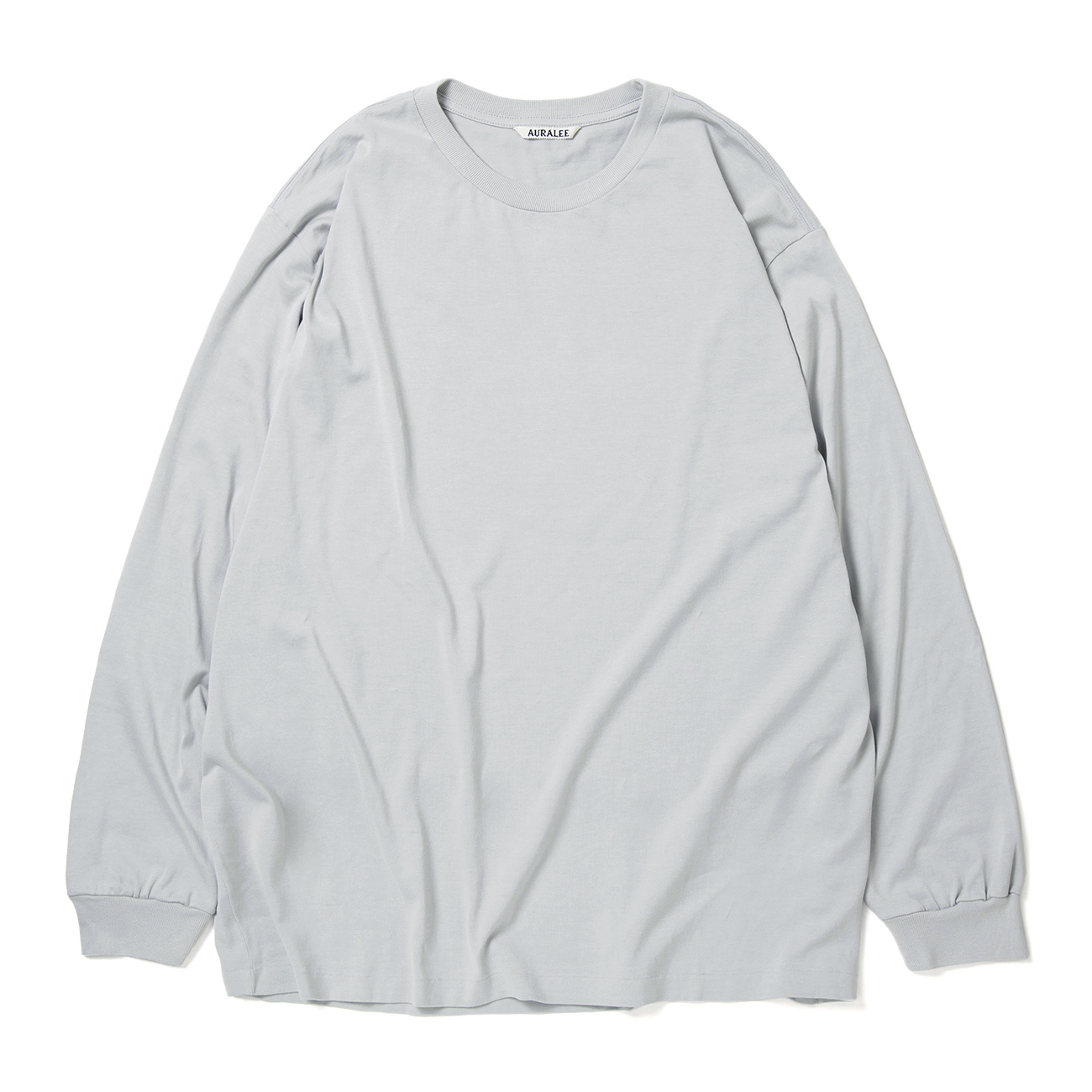 AURALEE / オーラリー | LUSTER PLAITING L/S TEE (メンズ) - Light 