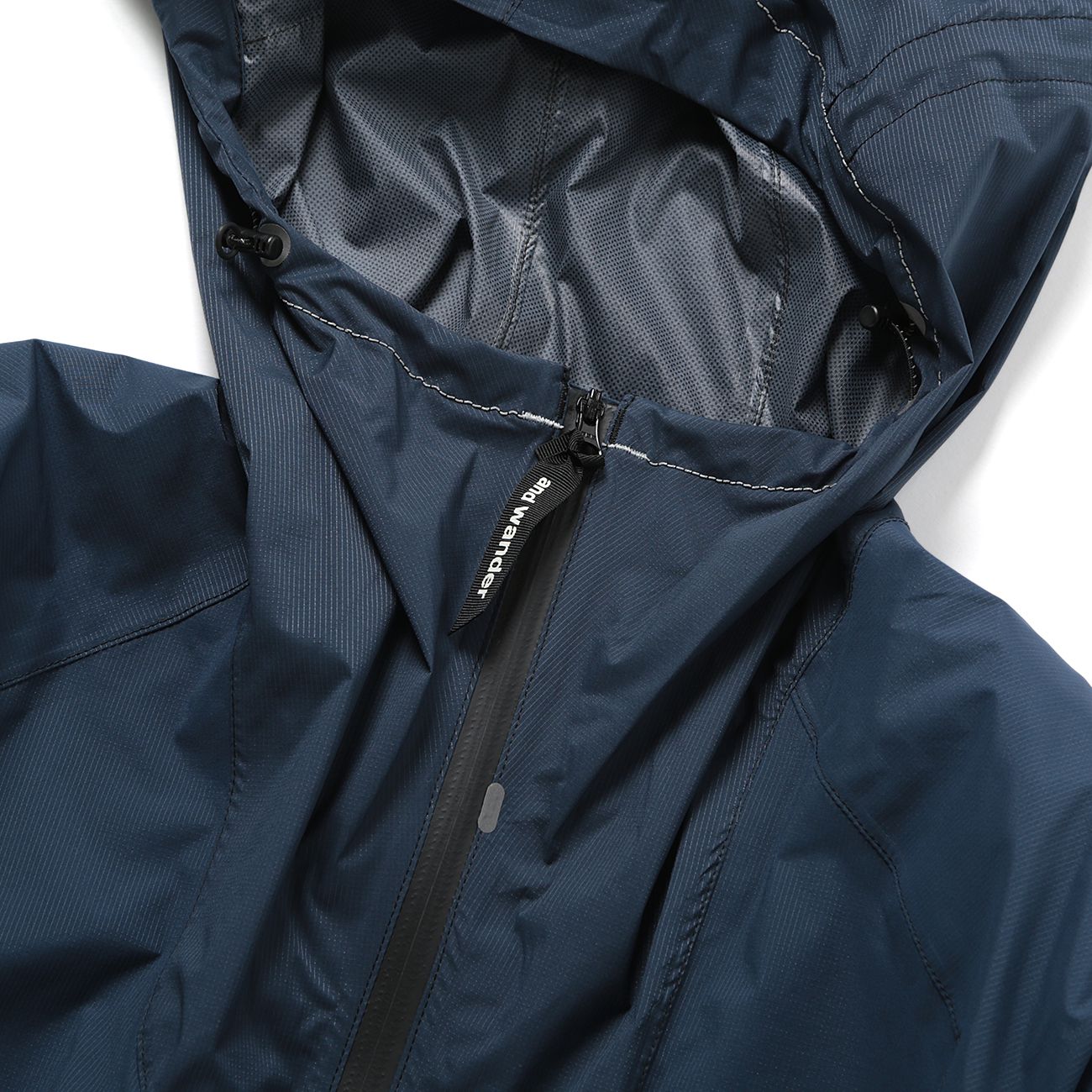 and wander / アンドワンダー | light rain jacket - navy | 通販 