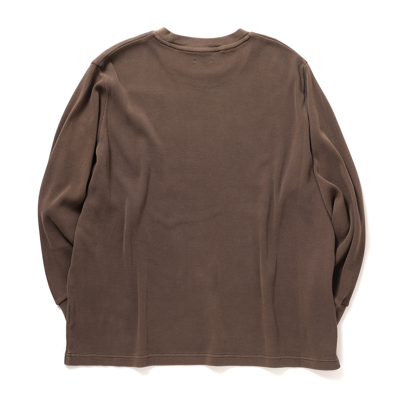 KANEMASA PHIL. / カネマサフィル | 18G Waffle - Brown sulfur dye