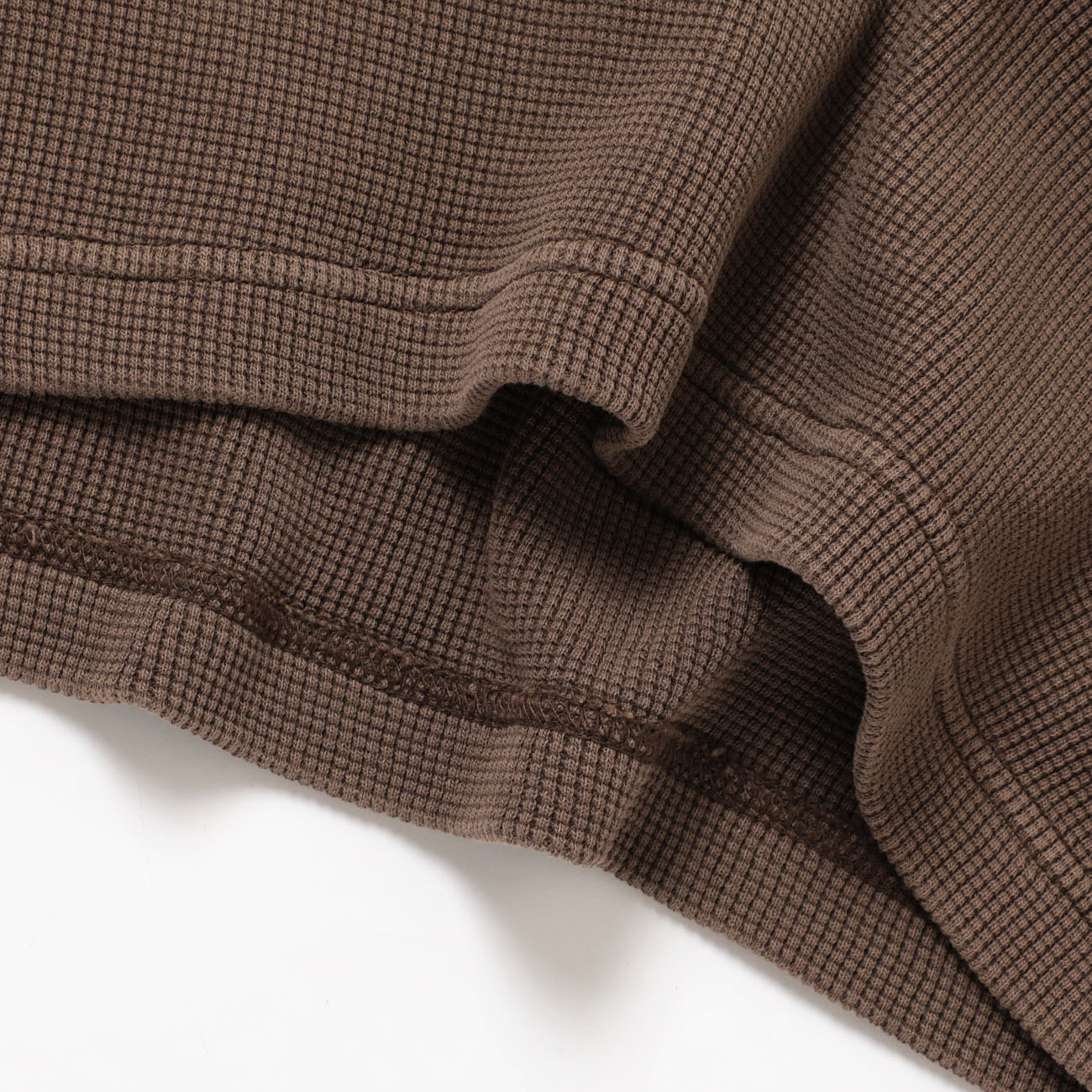 KANEMASA PHIL. / カネマサフィル | 18G Waffle - Brown sulfur dye
