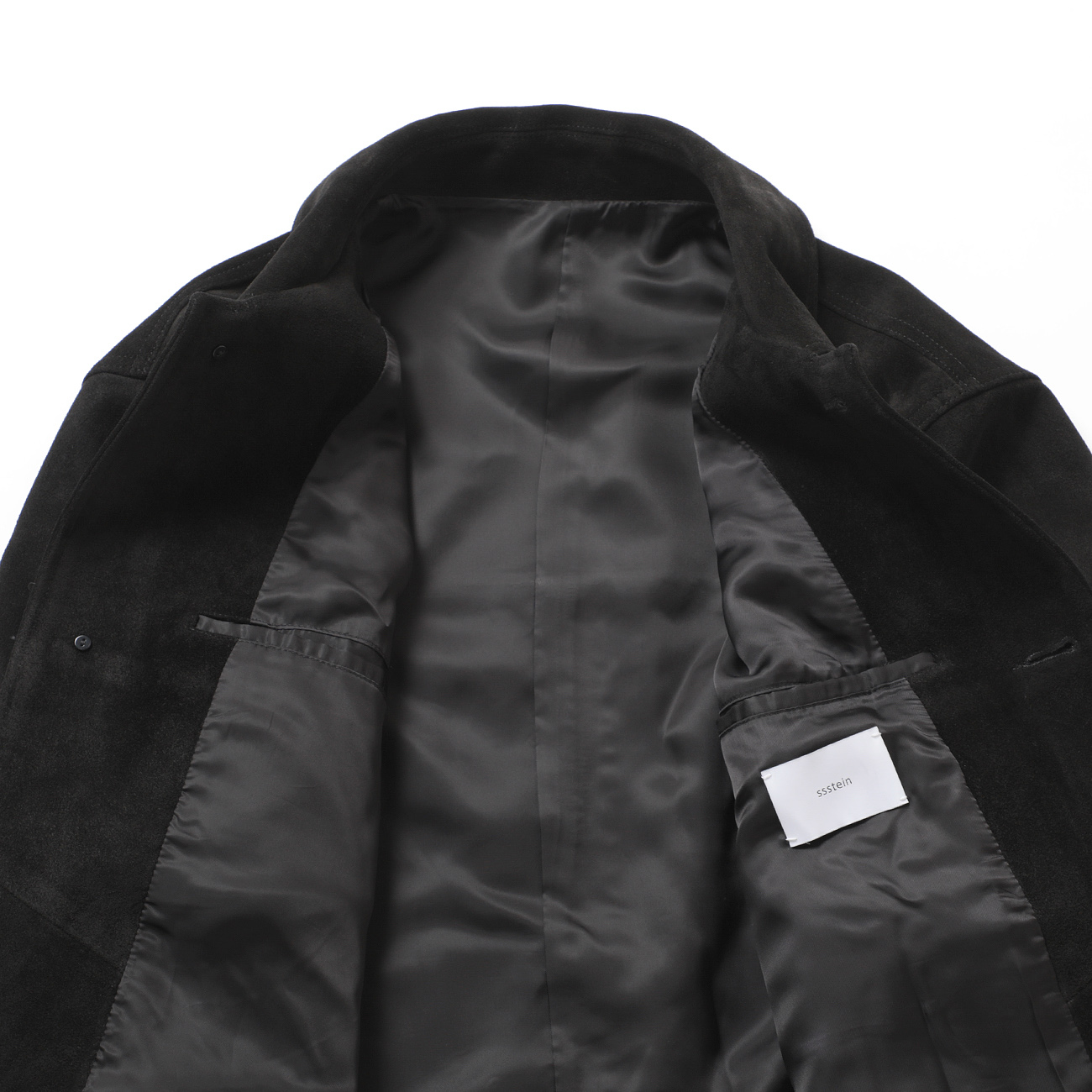 ssstein / シュタイン | COW SUEDE CAR JACKET - Black | 通販 - 正規