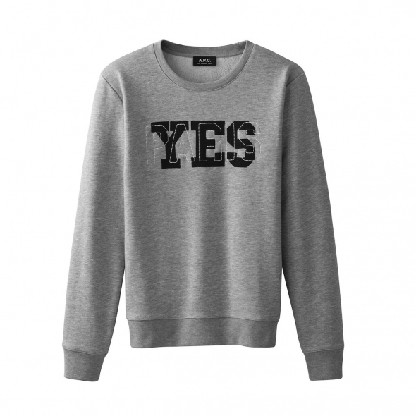 A.P.C. / アーペーセー|Yes Paris スウェットシャツ - Grey | 通販 