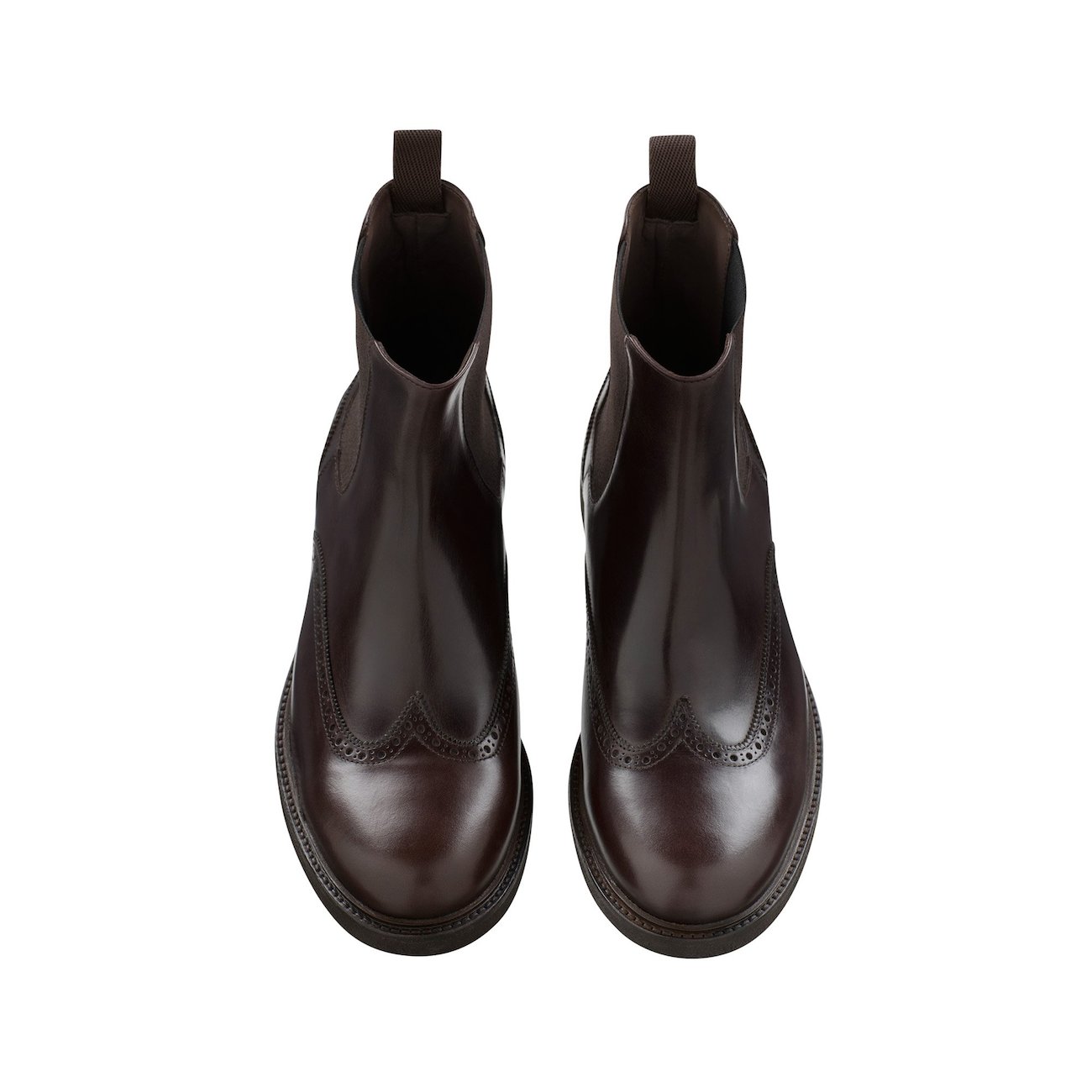 A.P.C. ブラウンレザーブーツ A.P.C. / アーペーセー|Brogue ブーツ - Marrons glaces | 通販 - 正規