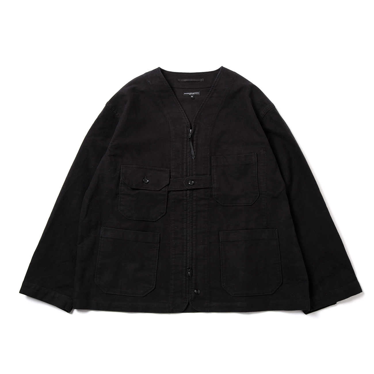 ENGINEERED GARMENTS / エンジニアドガーメンツ | Shooting Jacket - Cotton Moleskin -  Black | 通販 - 正規取扱店 | COLLECT STORE / コレクトストア